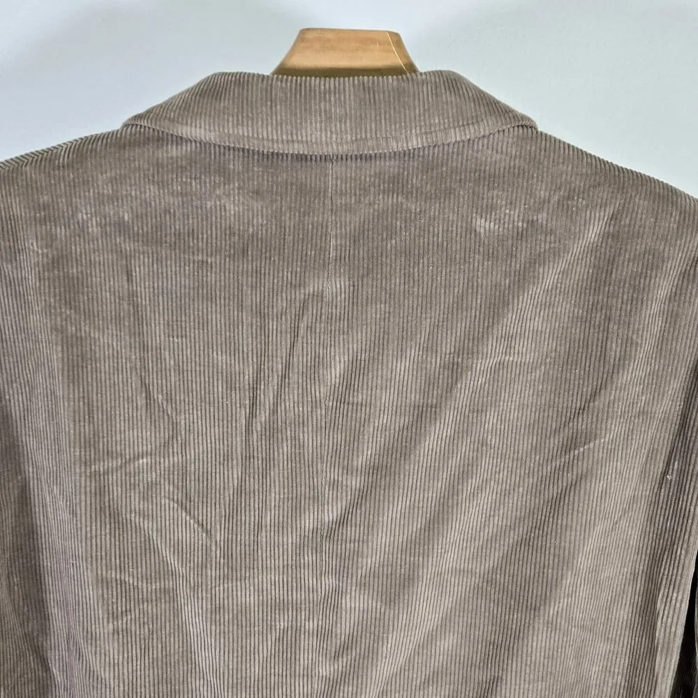 Vintage Jordache Mens‎ 46R Corduroy Sport Coat Blazer Brown Jacket